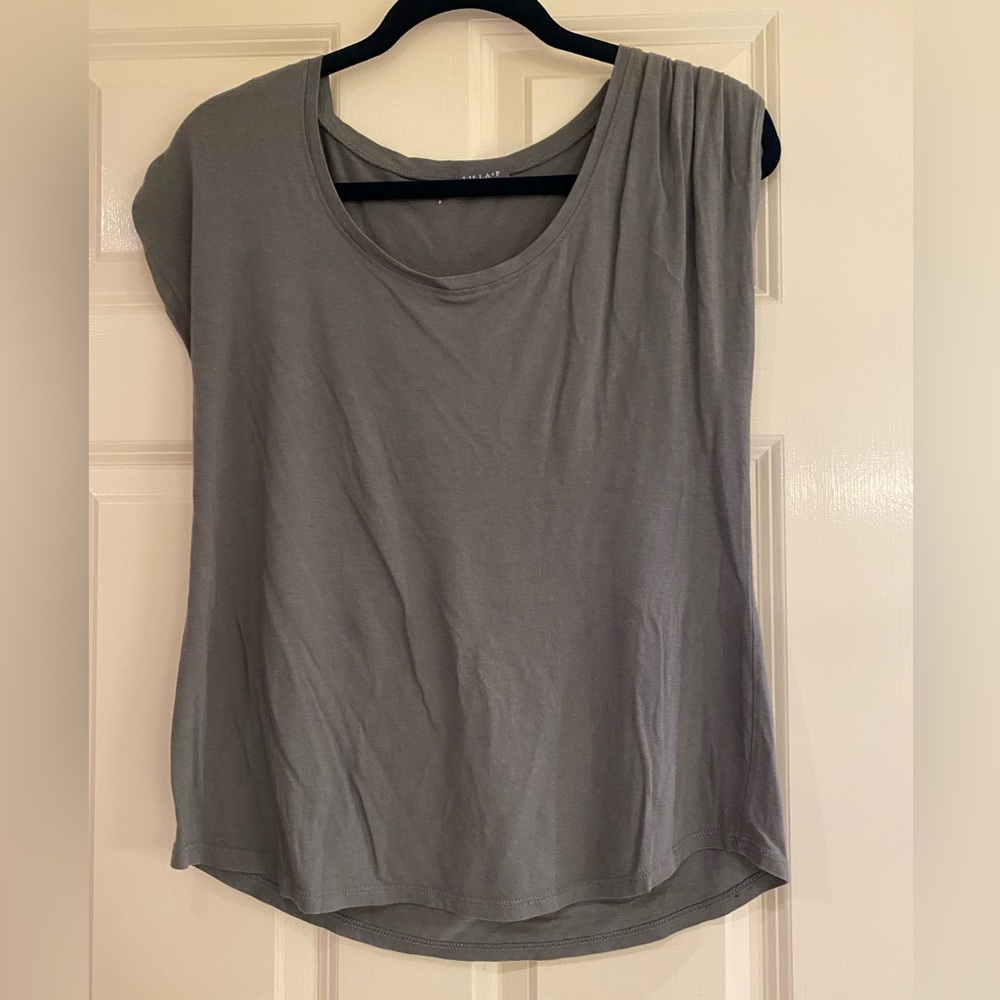 Lilla P short sleeve knit top